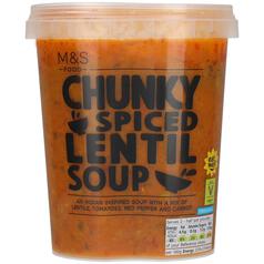 M&S Spicy Tomato & Lentil Souper Soup 600g