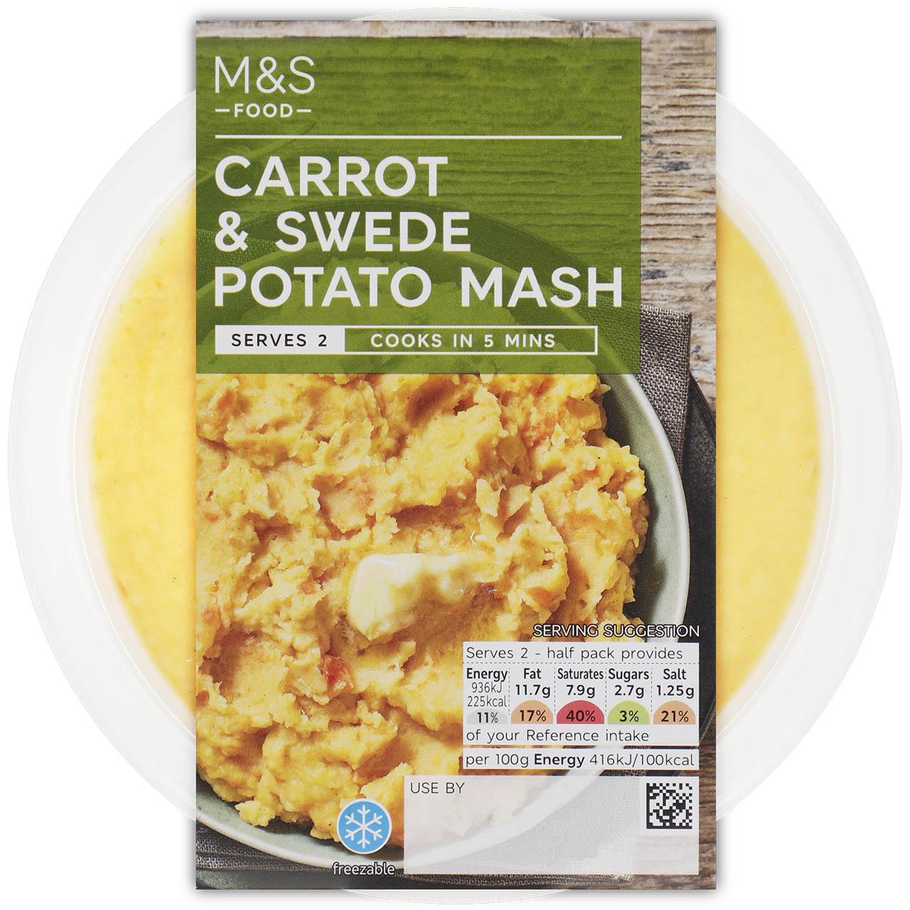 M&S Carrot & Swede Potato Mash 450g