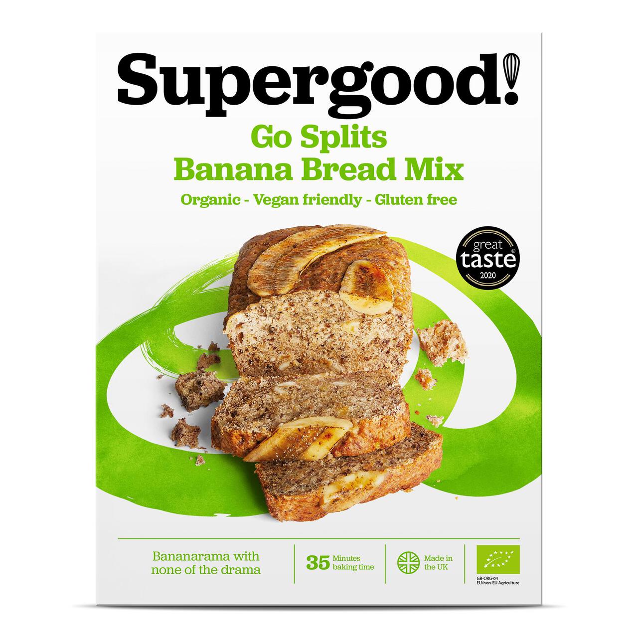 Supergood Gluten Free Go Splits Banana Bread Mix 250g
