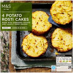 M&S 4 Potato Rosti Cakes 300g