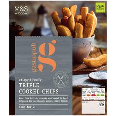 M&S Gastropub Triple Cooked Chips in Beef Dripping 450g