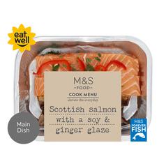 Cook With M&S Salmon with Soy & Ginger Dressing 260g