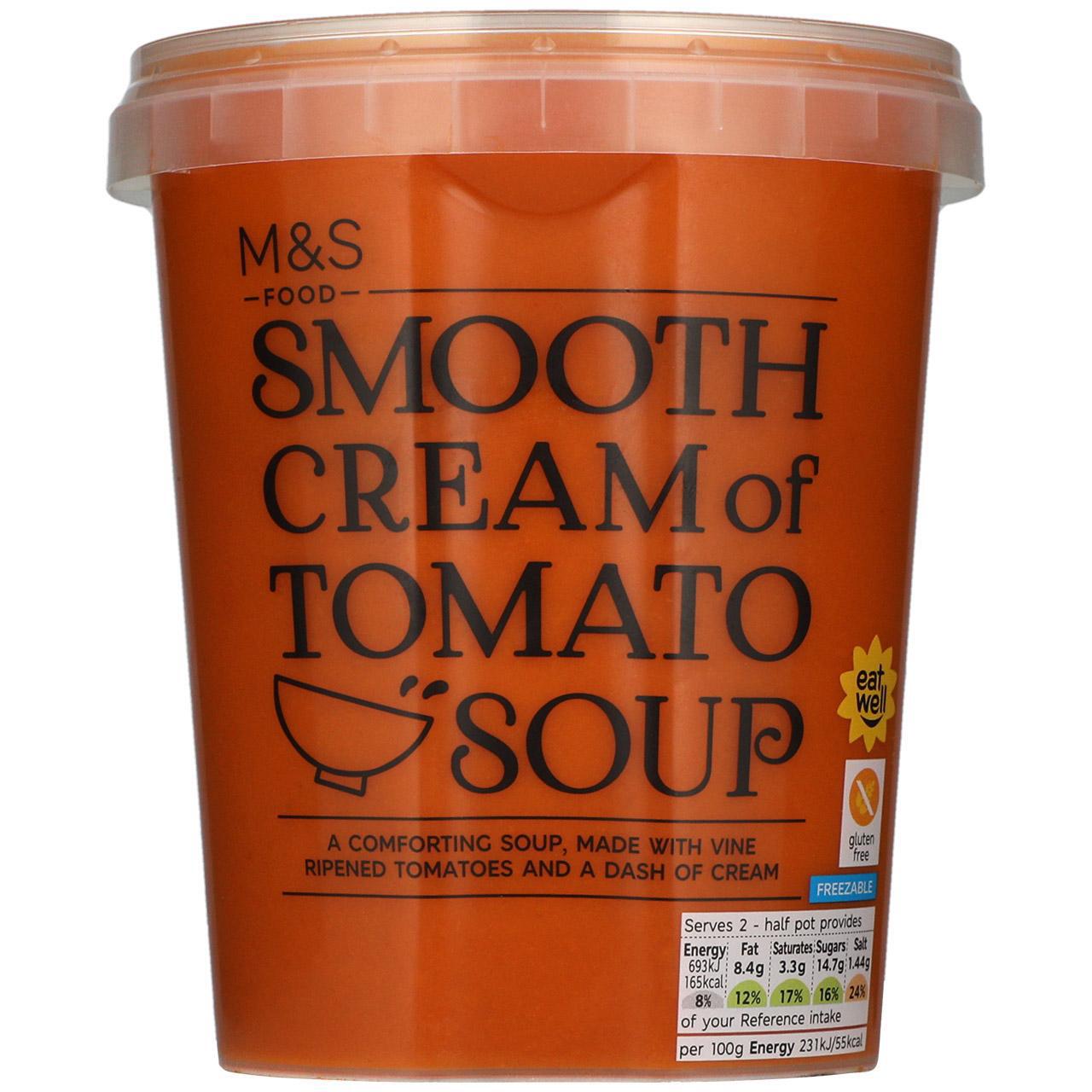 M&S Smooth Cream of Tomato Soup 600g