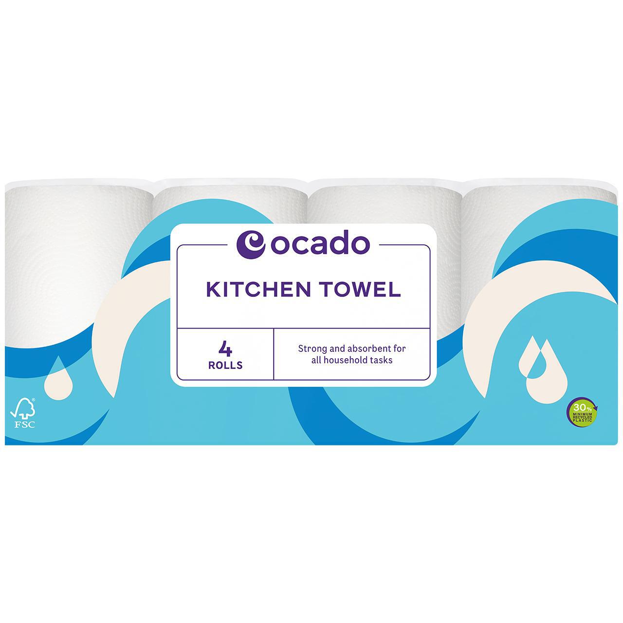 Ocado Kitchen Towel 4 per pack