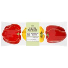 M&S Sweet Mixed Peppers 3 per pack