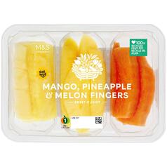 M&S Mango, Pineapple & Melon Fingers 300g