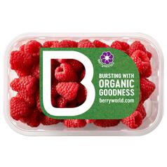 BerryWorld Organic Raspberries 125g
