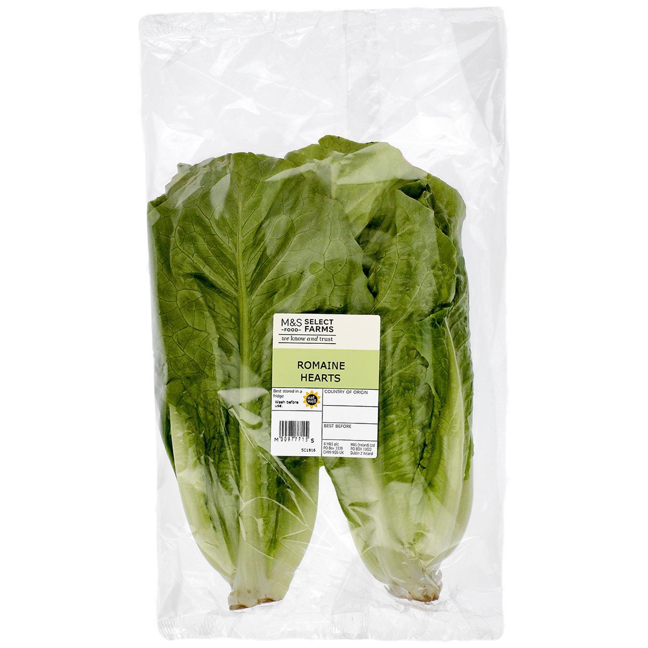 M&S Romaine Heart Lettuce 2 per pack | Zoom