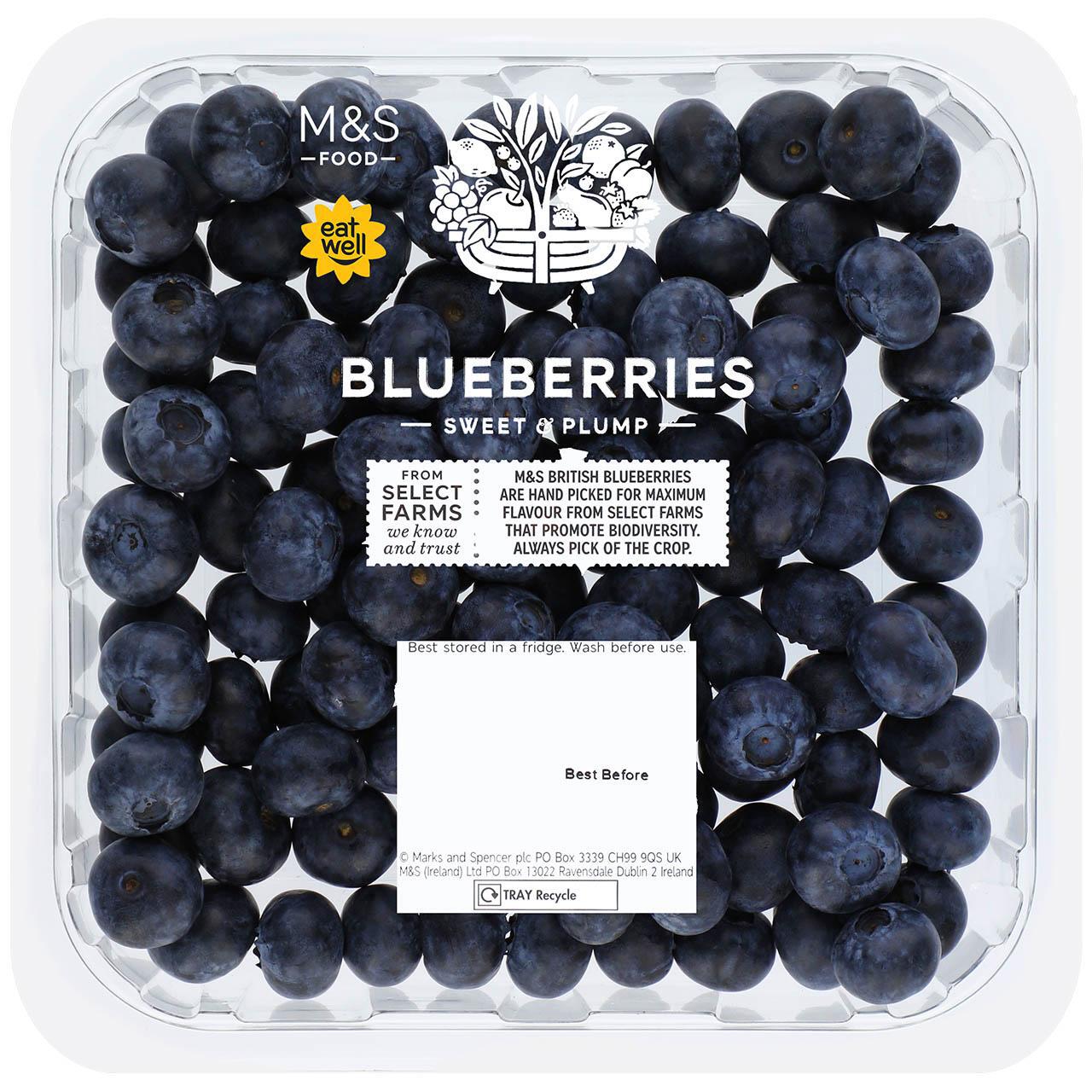 M&S Blueberries Family Pack 300g