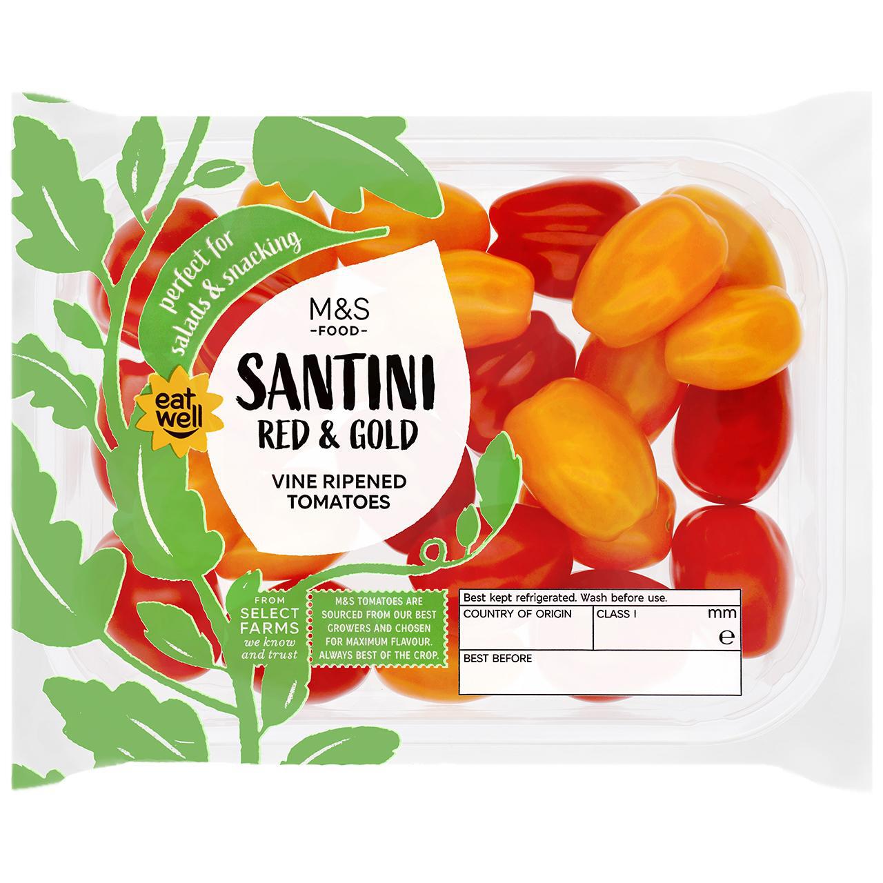 M&S Red & Gold Santini Tomatoes 340g