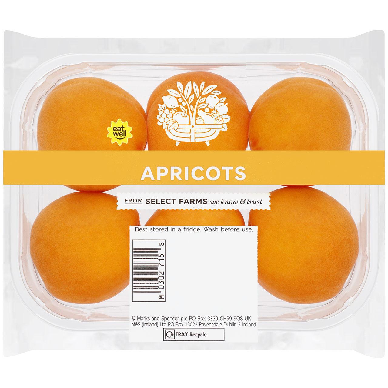 M&S Perfectly Ripe Apricots 6 per pack