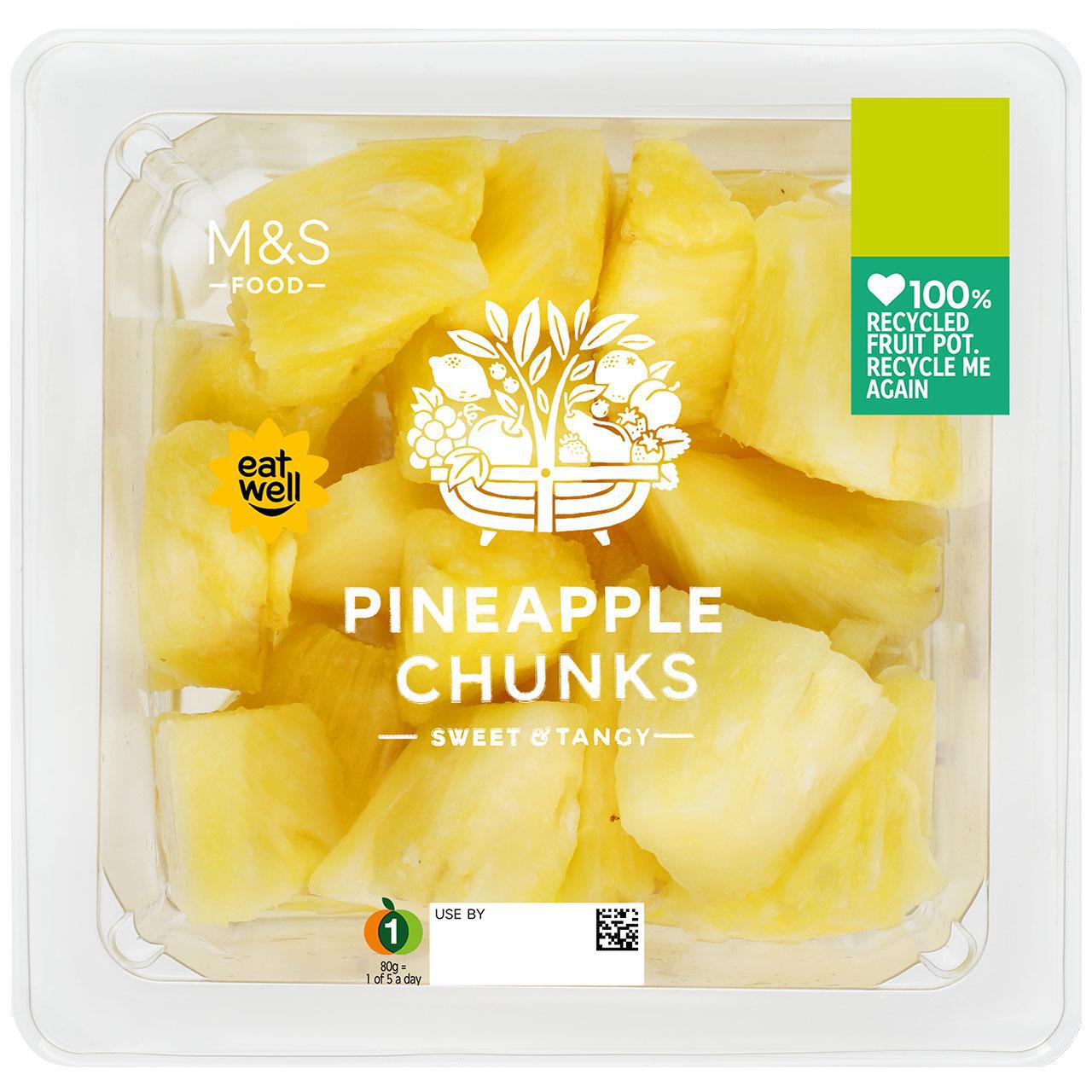 M&S Pineapple Chunks 350g