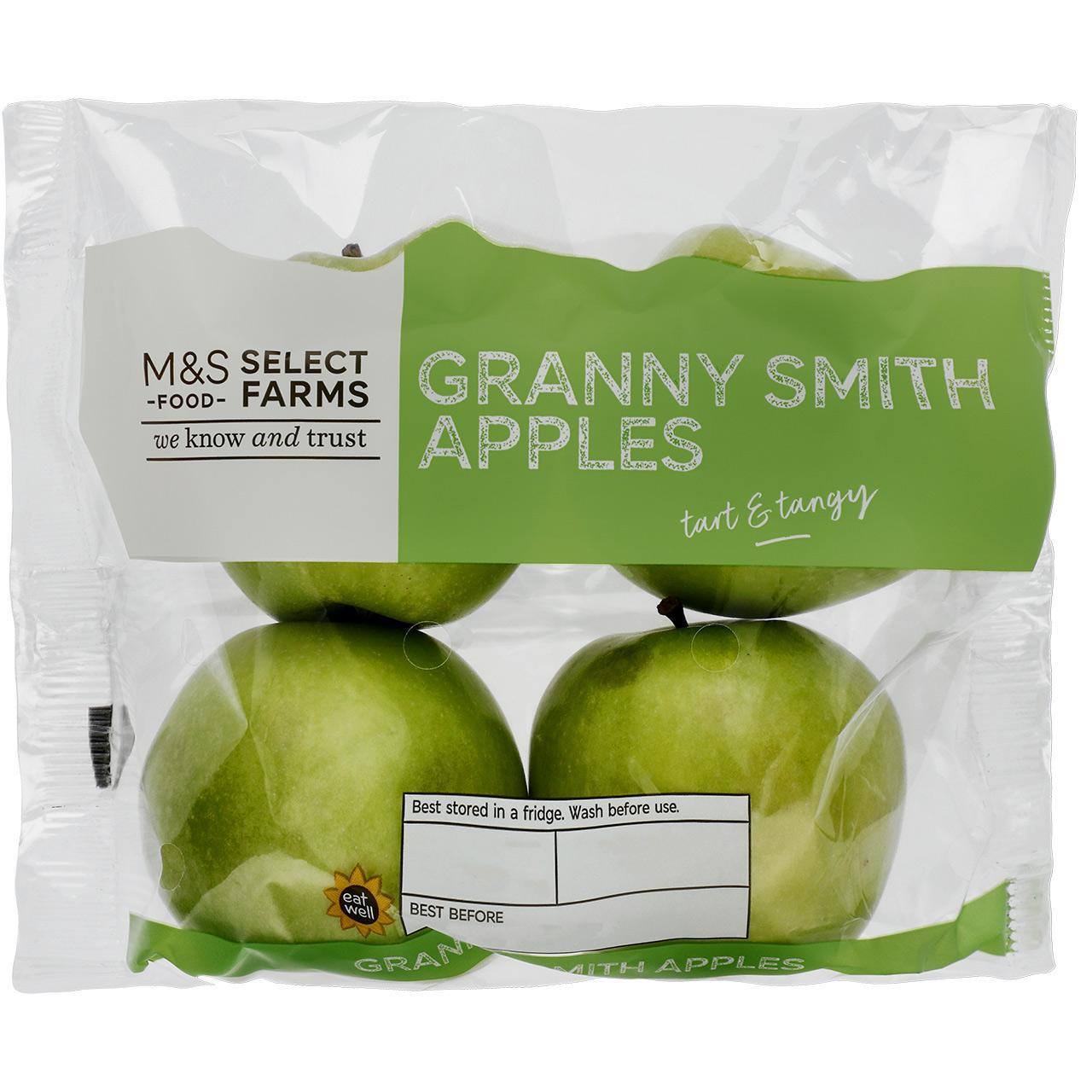 M&S British Granny Smith Apples 4 per pack
