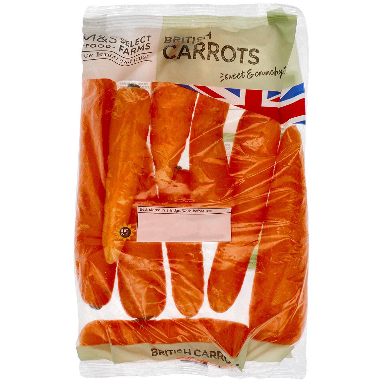 M&S British Carrots 500g