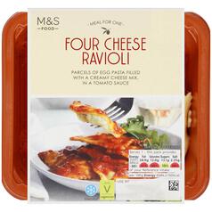 M&S Four Cheese Ravioli 375g