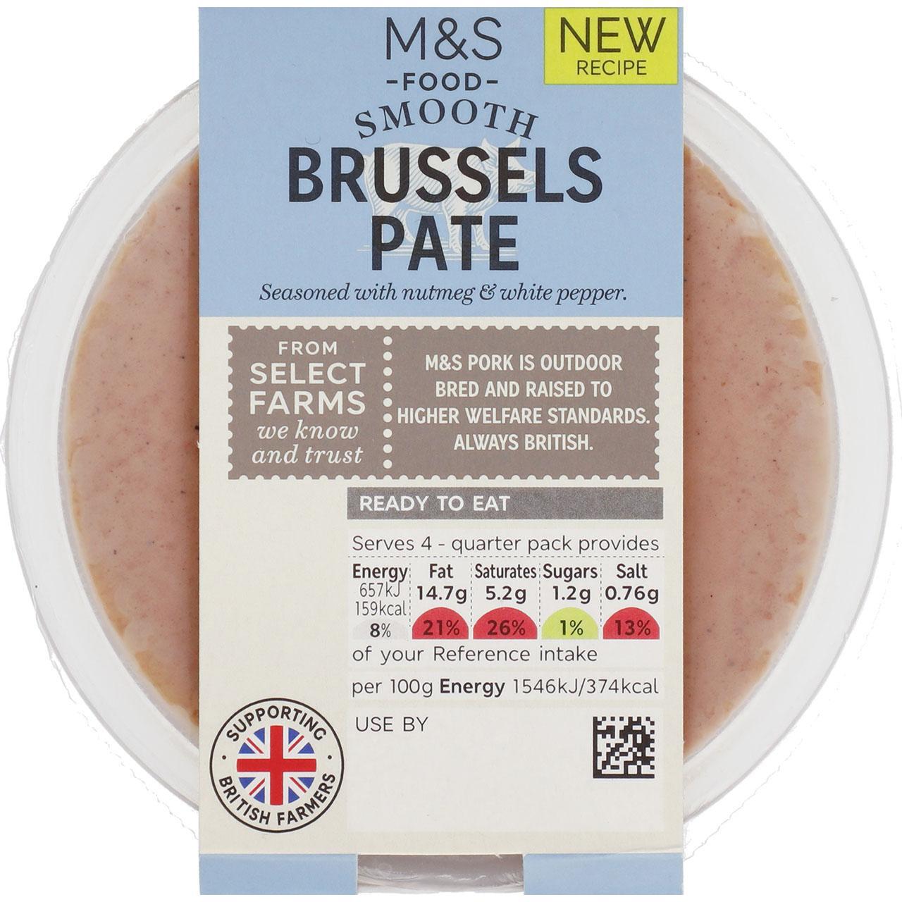 M&S Smooth Brussels Pate 170g