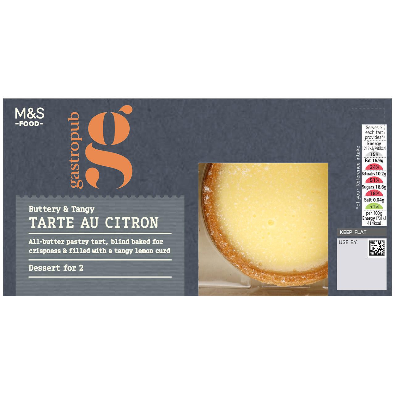 M&S Gastropub 2 Tartes Au Citron 2 per pack