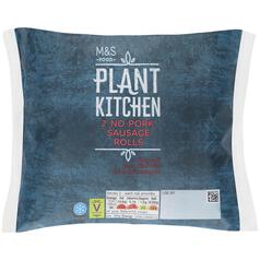 M&S Plant Kitchen No Pork Sausage Rolls 2 per pack