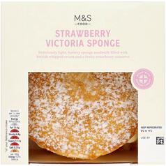 M&S Strawberry Victoria Sponge Sandwich 395g