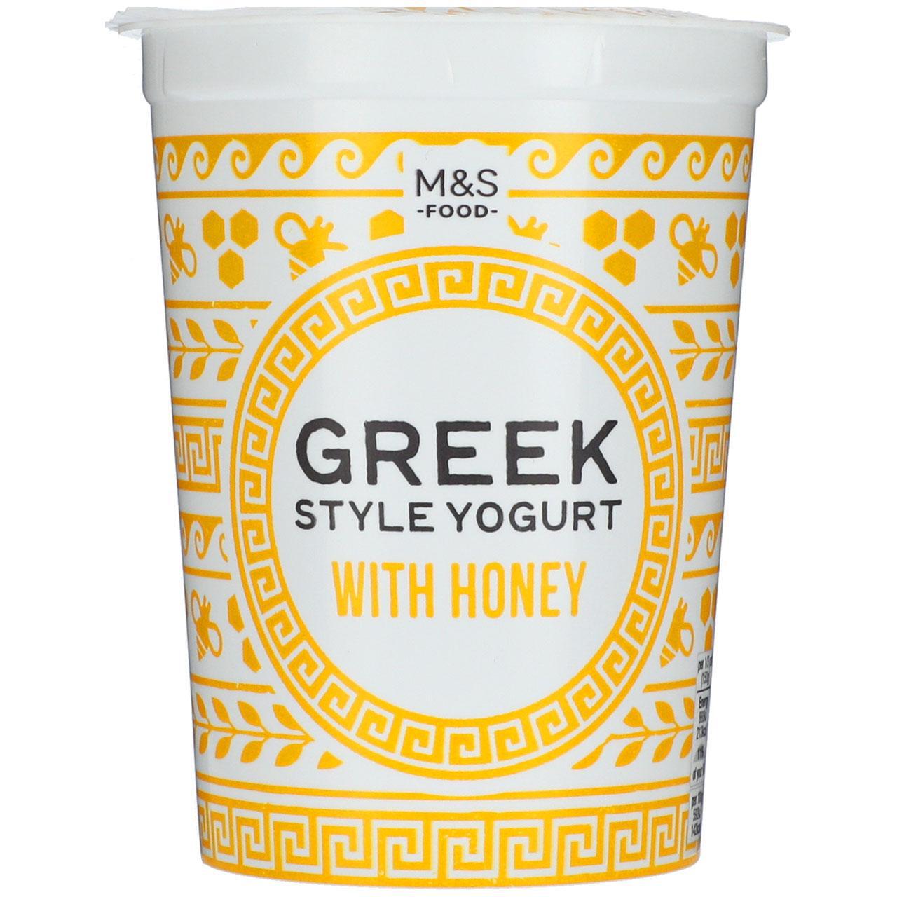 M&S Greek Style Live Yogurt with Honey 450g