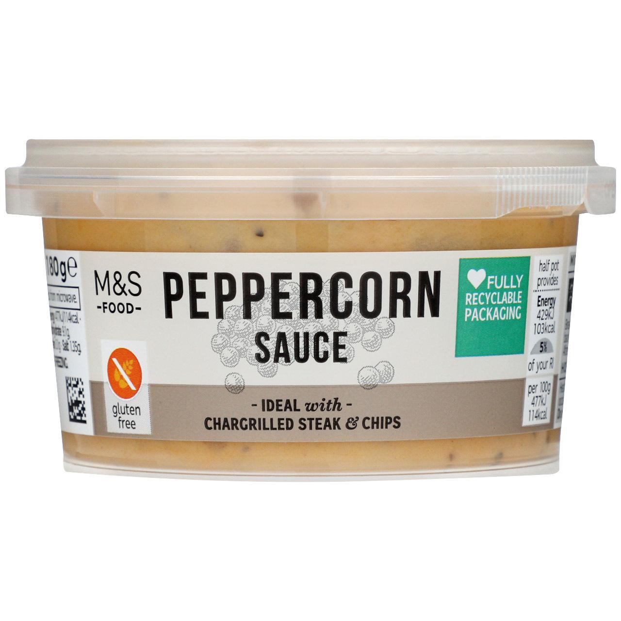 Cook With M&S Peppercorn Sauce 180g