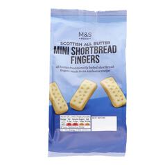 M&S All Butter Mini Scottish Shortbread Fingers 125g