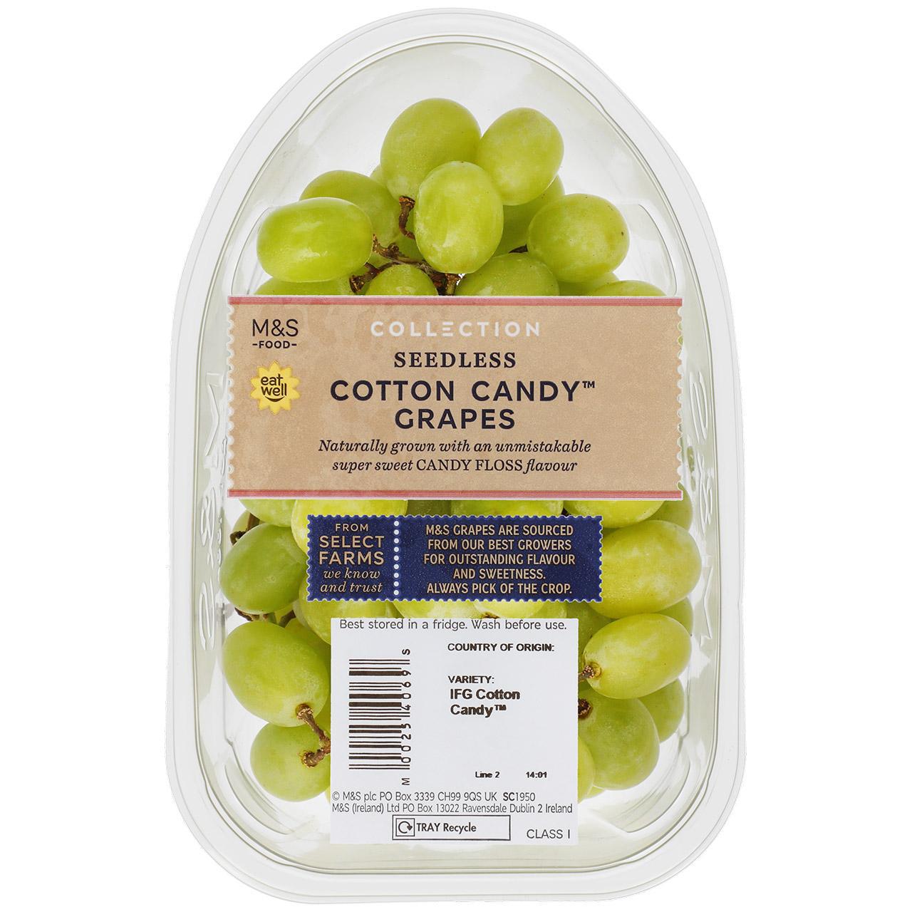 M&S Collection Cotton Candy Seedless Grapes 400g