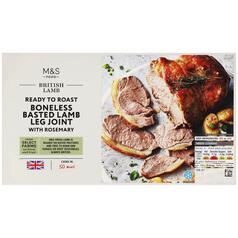 M&S Select Farms Basted Lamb Leg Joint with Rosemary Boneless 450g
