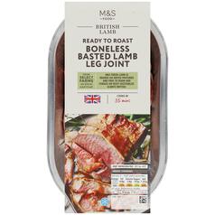 M&S Select Farms Boneless Basted Lamb Leg Joint 450g