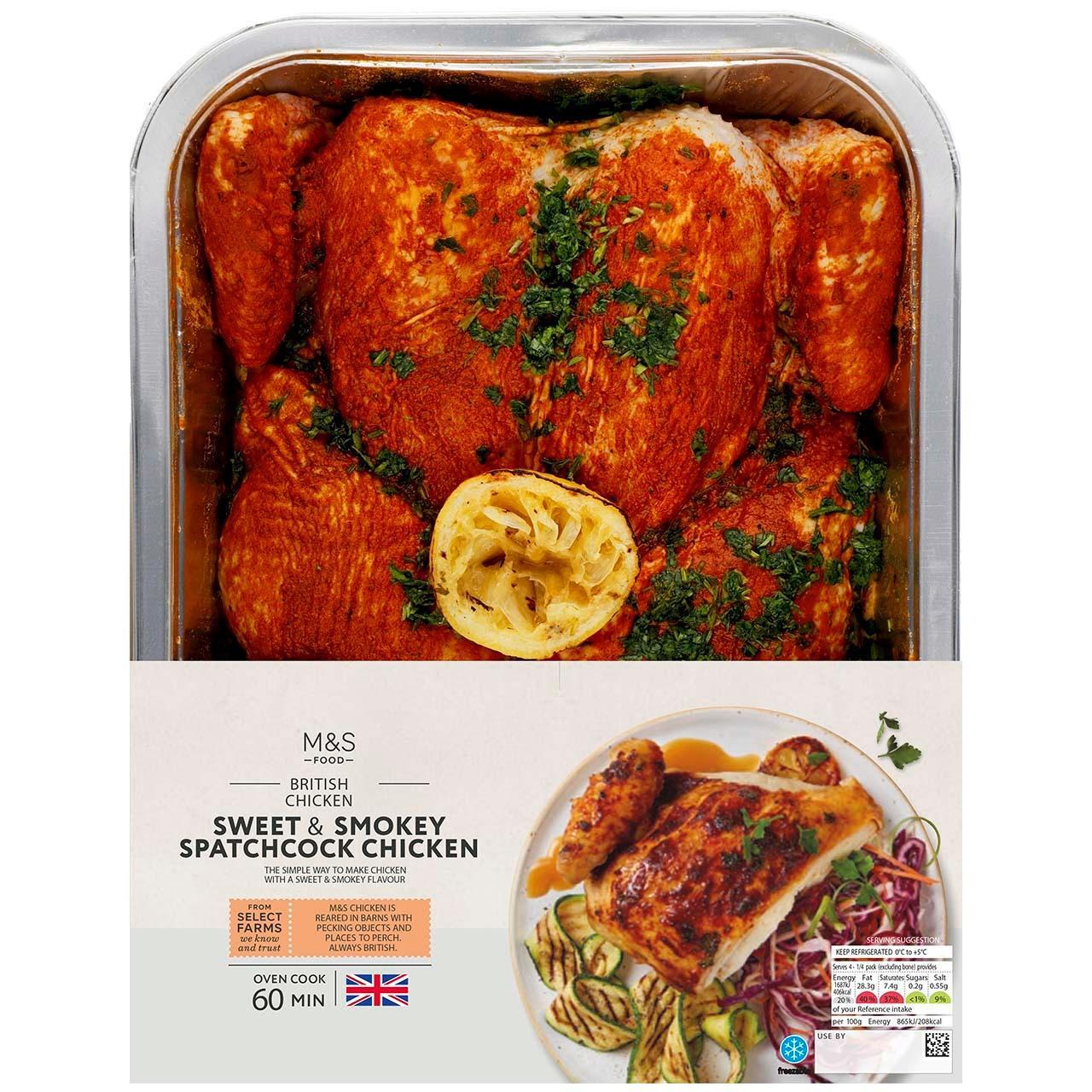 Cook With M&S Sweet & Smokey Spatchcock Chicken 1.53kg