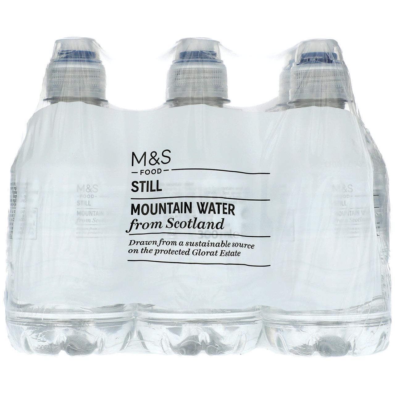M&S Scottish Still Mountain Water 6 x 300ml