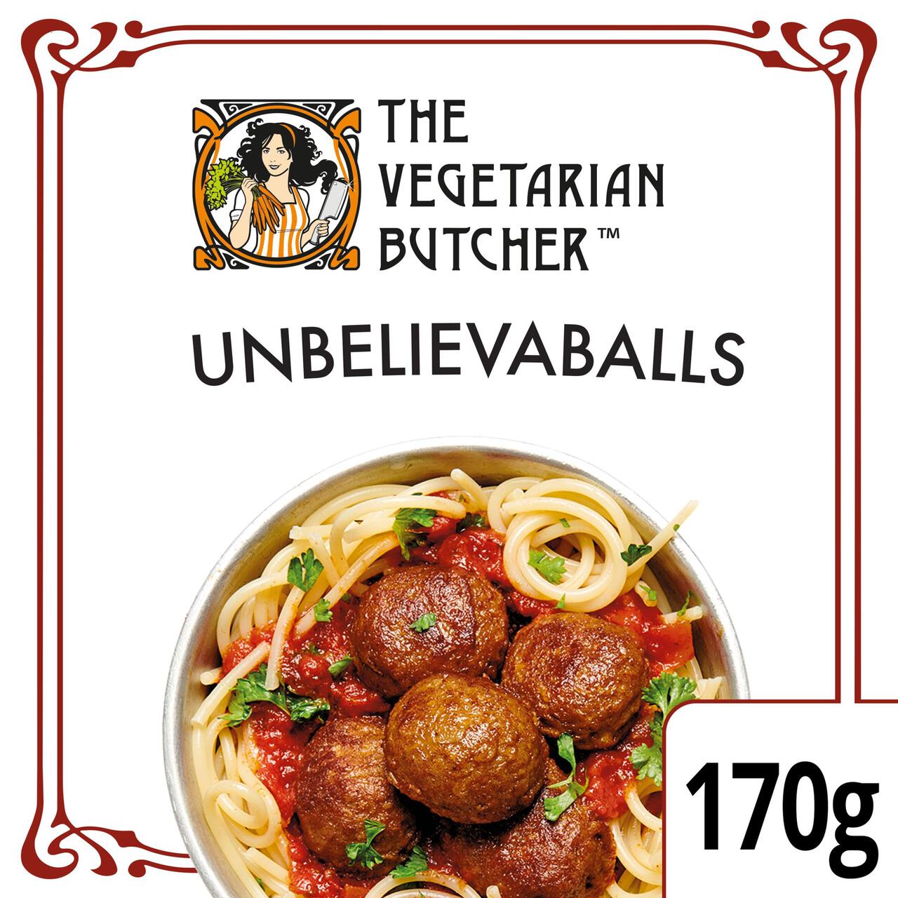 The Vegetarian Butcher Unbelievaballs Vegetarian Meatballs 170g
