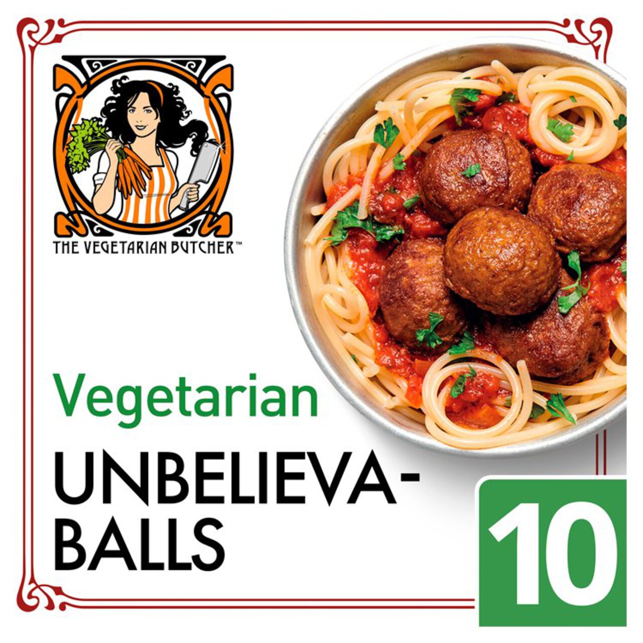 The Vegetarian Butcher Unbelievaballs Vegetarian Meatballs 170g 170g