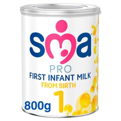 SMA Pro 1 First Infant Milk Powder, From Birth 800g