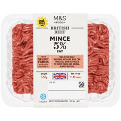 M&S Select Farms Beef Mince 5% Fat 500g