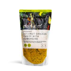 Daylesford Organic Coconut Chicken Curry with Aubergine 550g