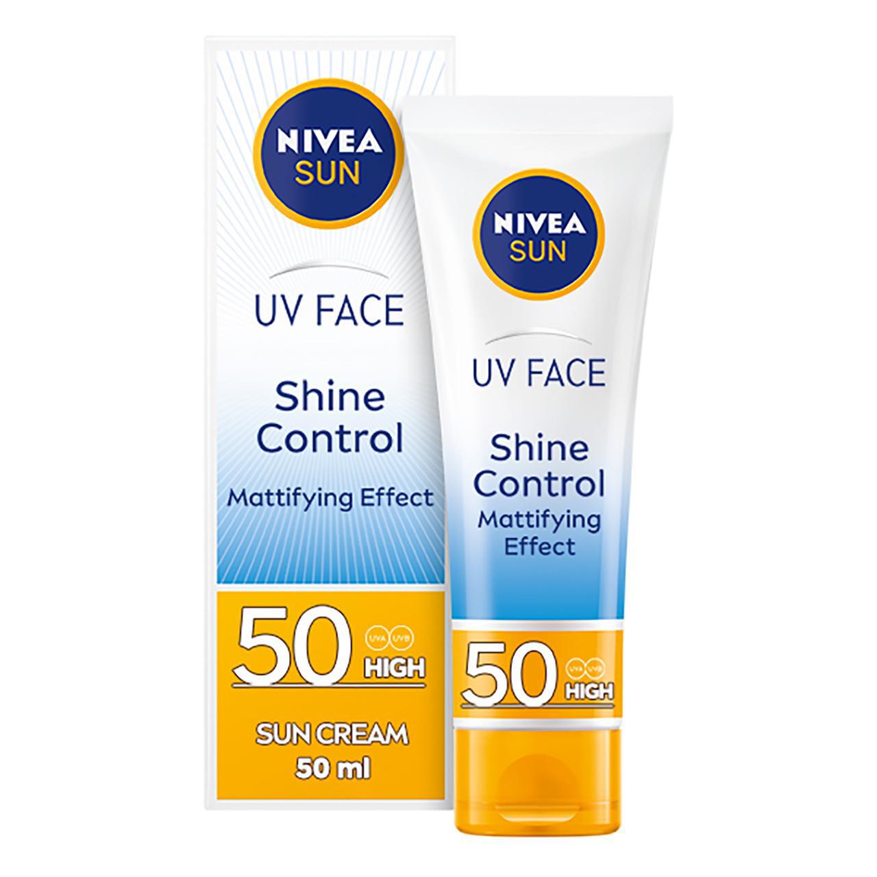 NIVEA SUN UV Face SPF 50 Sun Cream Shine Control 50ml