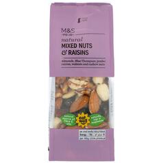 M&S Natural Mixed Nuts & Raisins 150g