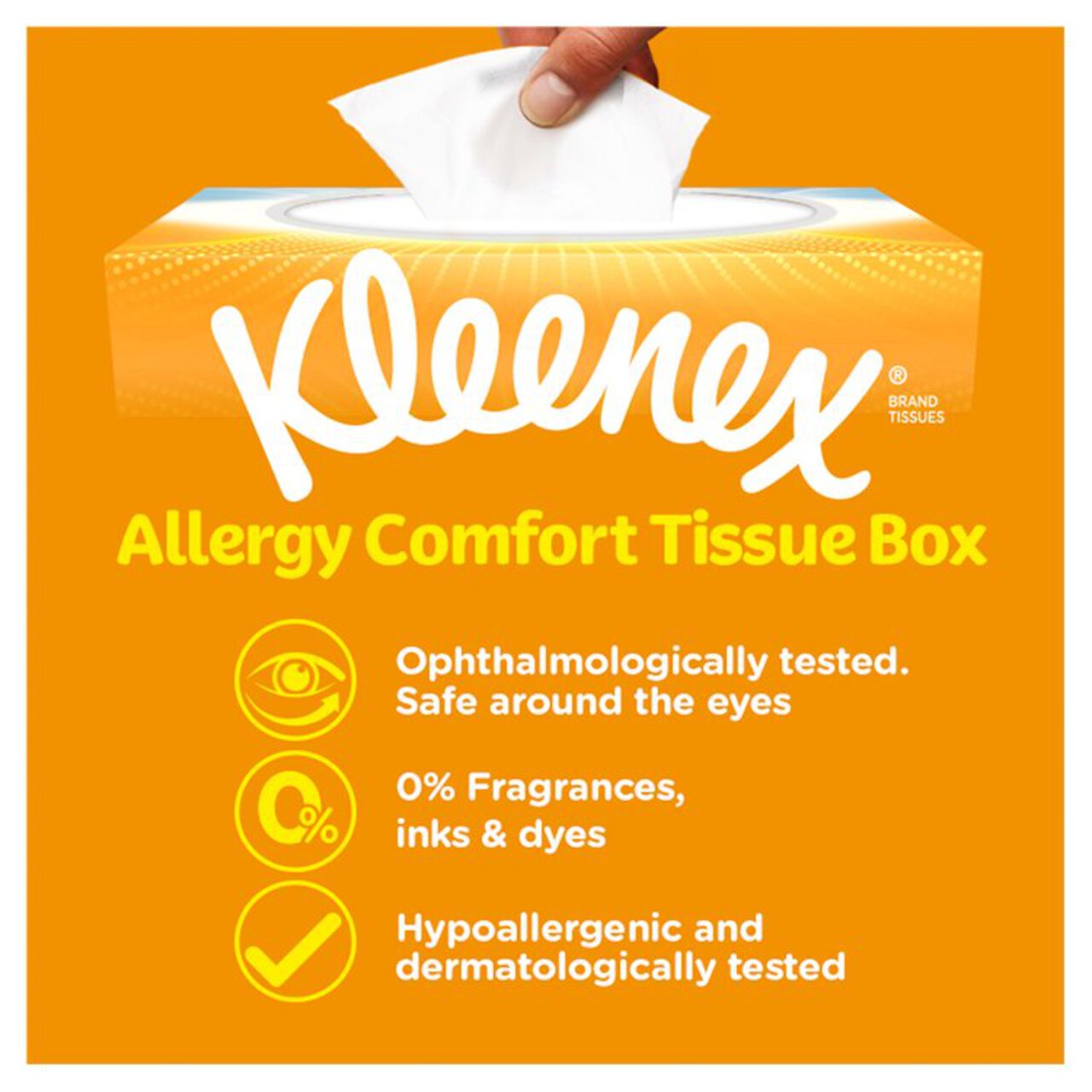 Kleenex Hayfever Allergy Comfort Facial Tissues - Twin Box 2 per pack