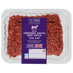 M&S Select Farms Aberdeen Angus Beef Mince 12% Fat 500g