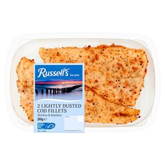 Russell's MSC Lightly Dusted Cod 260g