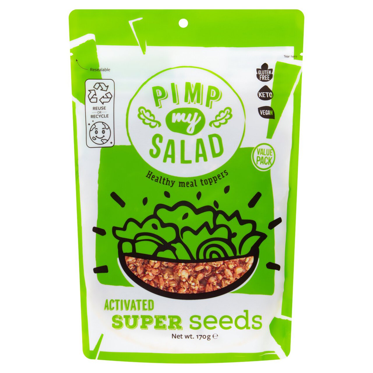 Pimp My Salad Super Seeds Sprinkles Salad Topper 170g