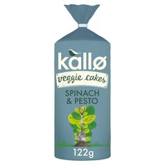 Kallo Spinach & Pesto Veggie Cakes 122g