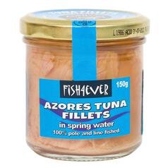 Fish 4 Ever Azores Tuna Fillets in Spring Water 150g