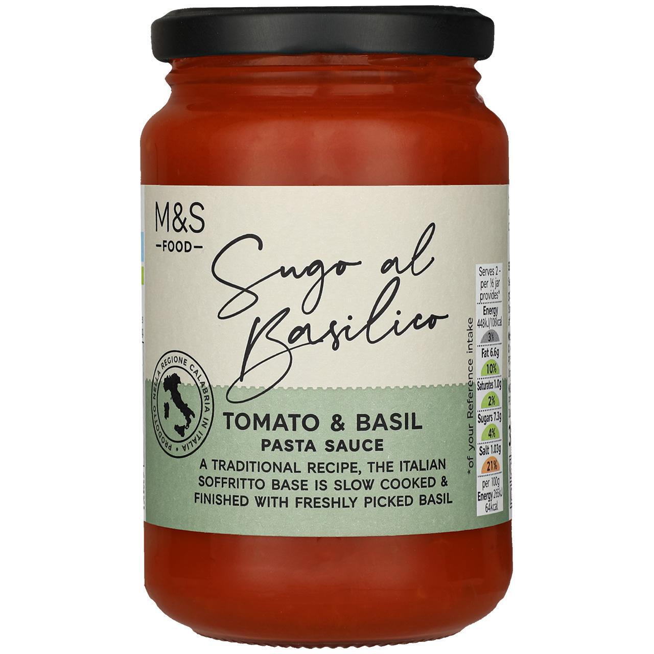 M S Made In Italy Tomato Basil Pasta Sauce 340g Zoom