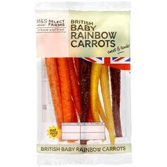 M&S Baby Rainbow Carrots 200g