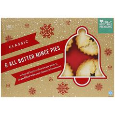 M&S 6 All Butter Mince Pies 350g