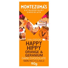 Montezuma's Happy Hippy Orange & Geranium 90g
