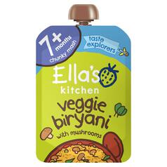 Ella's Kitchen Veggie Biryani Baby Food Pouch 7+ Months 130g