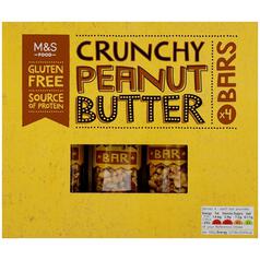 M&S Crunchy Peanut Butter Bars 4 x 40g